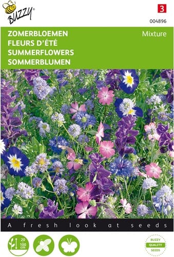 Fleurs d’été - En mélange bleu