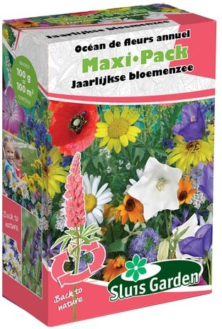 Épandeur mélange de graines de Fleurs des Champs PLURIANNUEL - Maxi Pack Sluis Garden
