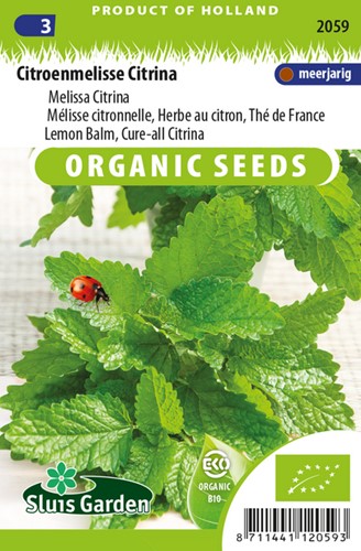 Mélisse citronnelle, Herbe au citron, Thé de France EKO