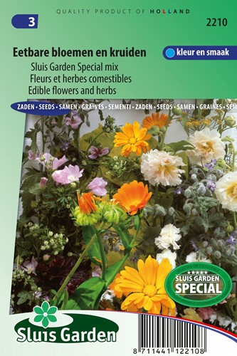 Fleurs et herbes comestibles