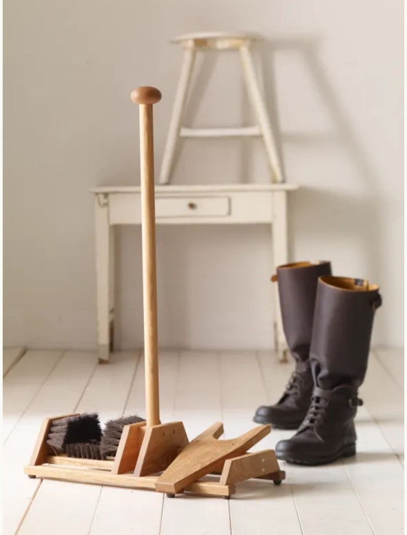 CKB LTD Tire Bottes Extracteur De Bottes En Bois Avec Grattoir - Résistant Intempéries