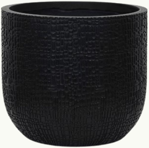 Pot Capi Nature Skin Rond Anthracite Ø17cm - 15cm