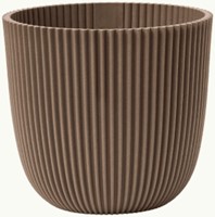 Pot Capi Nature Groove Taupe Chaud Ø17cm