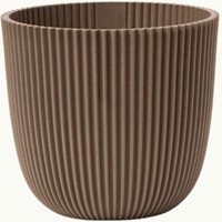 Pot Capi Nature Groove Taupe Chaud Ø22 cm