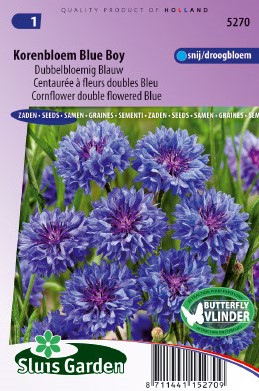 Centaurée à fleurs doubles Blue Boy - 220 Graines