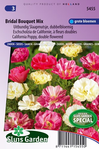 Eschscholzia de Californie à fleurs doubles Bridal Bouquet mix