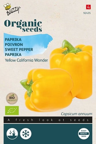 Bio Poivron California Wonder Jaune