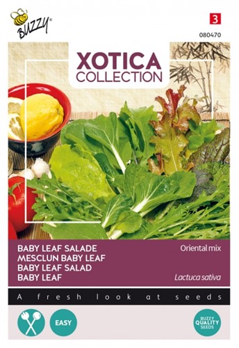 Baby Leaf Salade Oriental Mix - Xotica Collection
