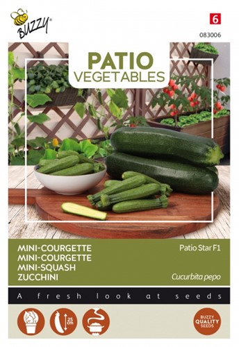 Mini-Courgette Patio Star - Patio Vegetables