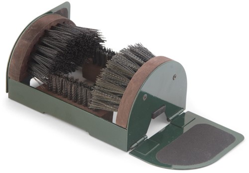 Paillasson avec empreinte de pied, rabattable