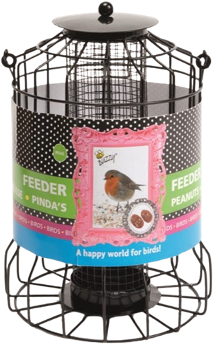 Système d'alimentation pour Oiseaux pour Cage Cacahuètes Buzzy