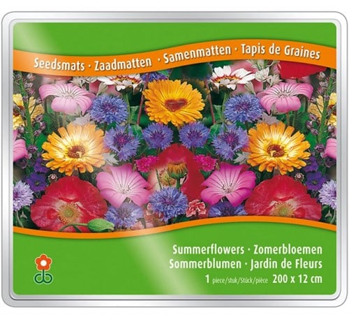 Tapis de graines Mélange de fleurs d'été