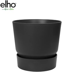 Pot elho Greenville Rond Noir - D30 x H28