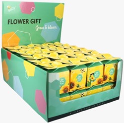 Buzzy flower gift (présentoir 48x) Tournesol - Helianthus