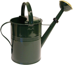 Gieter Metaal Rond 9 liter Groen