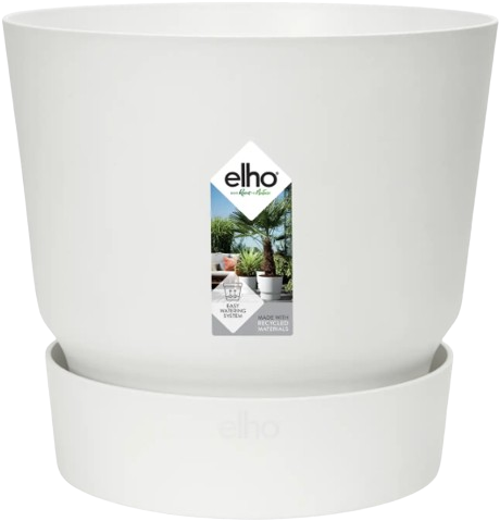 Greenville Round 30 cm Blanc - Elho