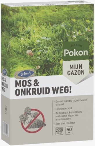 Herbicide - mauvaises herbes - mousse - pelouse - Pokon