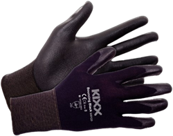 Kixx Gant Noir - mesurer 8 (tailles pour femmes)