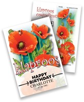 Pavot Paquets de semences personnalisés - 1000 Piéces-2