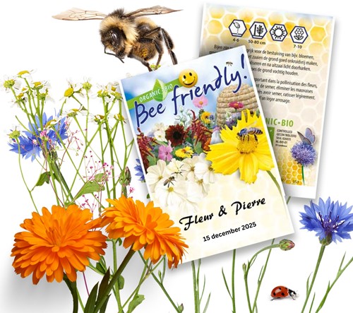 Graine d'Abeilles Paquets personnalisés - 100 pièces