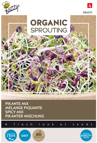 Organic Sprouting Mélange Piquante - Buzzy