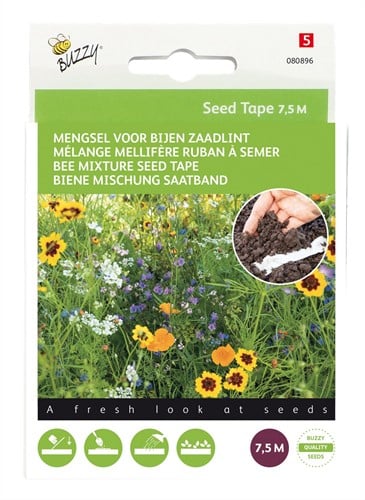 Mélange Mellifére Ruban à Semer – Buzzy Seed Tape