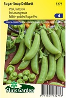 Pois Mangetout Delikett - Buzzy Patio Vegetables-2