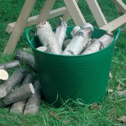 Tubtrug - Corbeille en forme de tube, verte, moyenne 26 litres-2
