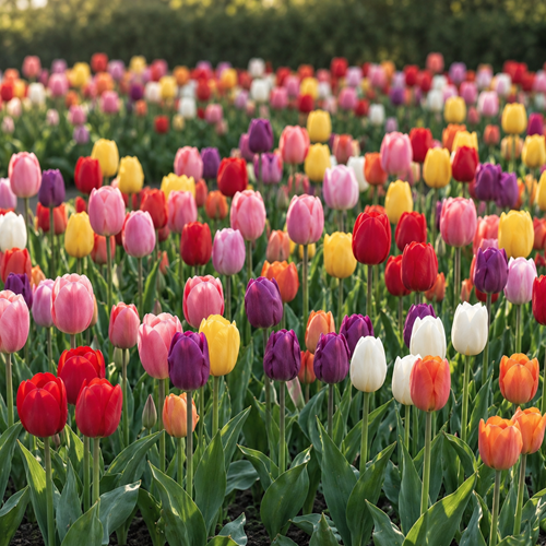 Tulipes Triumph en Mélange (XL-Emballage) - Tulipa