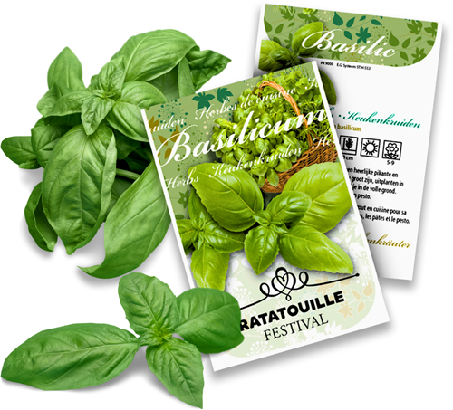 Herbes de Basilic Paquets personnalisés - 1.000 pièces