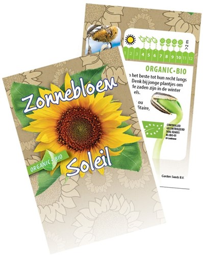 Tournesol Géant BIO  - Graines biologiques de Helianthus annuus